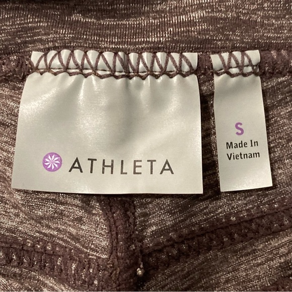 Athleta Brown Flared Yoga Pants Sz S - Picture 7 of 8